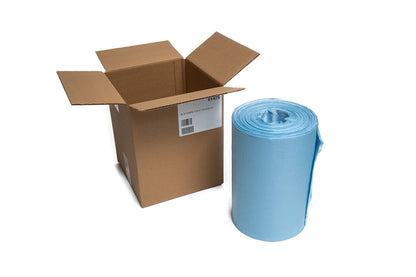 Blue Spunlace Shop Towels Roll | Lint-Free 12"x13" (375 Ct) | Telesto Products