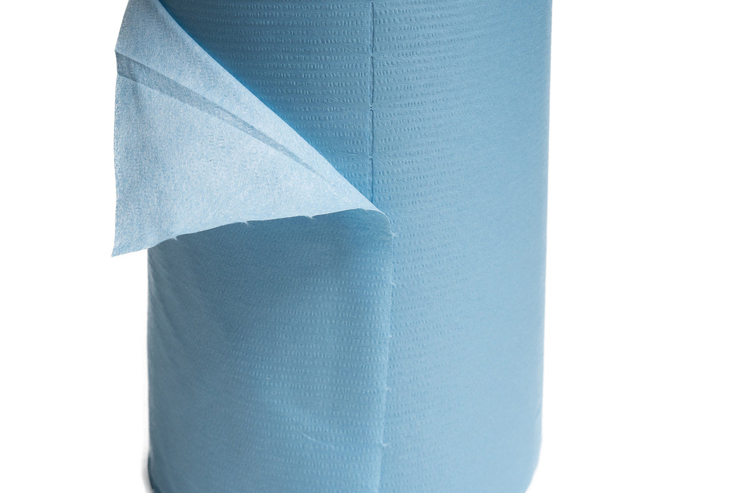 Blue Spunlace Shop Towels Roll | Lint-Free 12"x13" (375 Ct) | Telesto Products