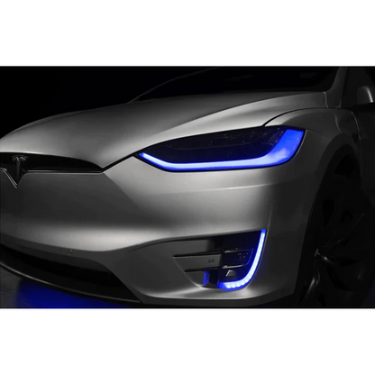 Tesla Model X DRL Boards (Multicolor Flow) 2016-2021