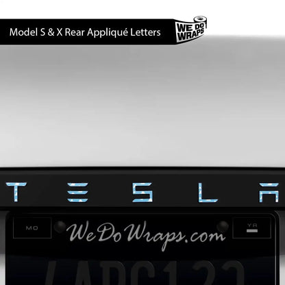 Toy Clouds Tesla Emblem Decals (Front + Back) | Model S