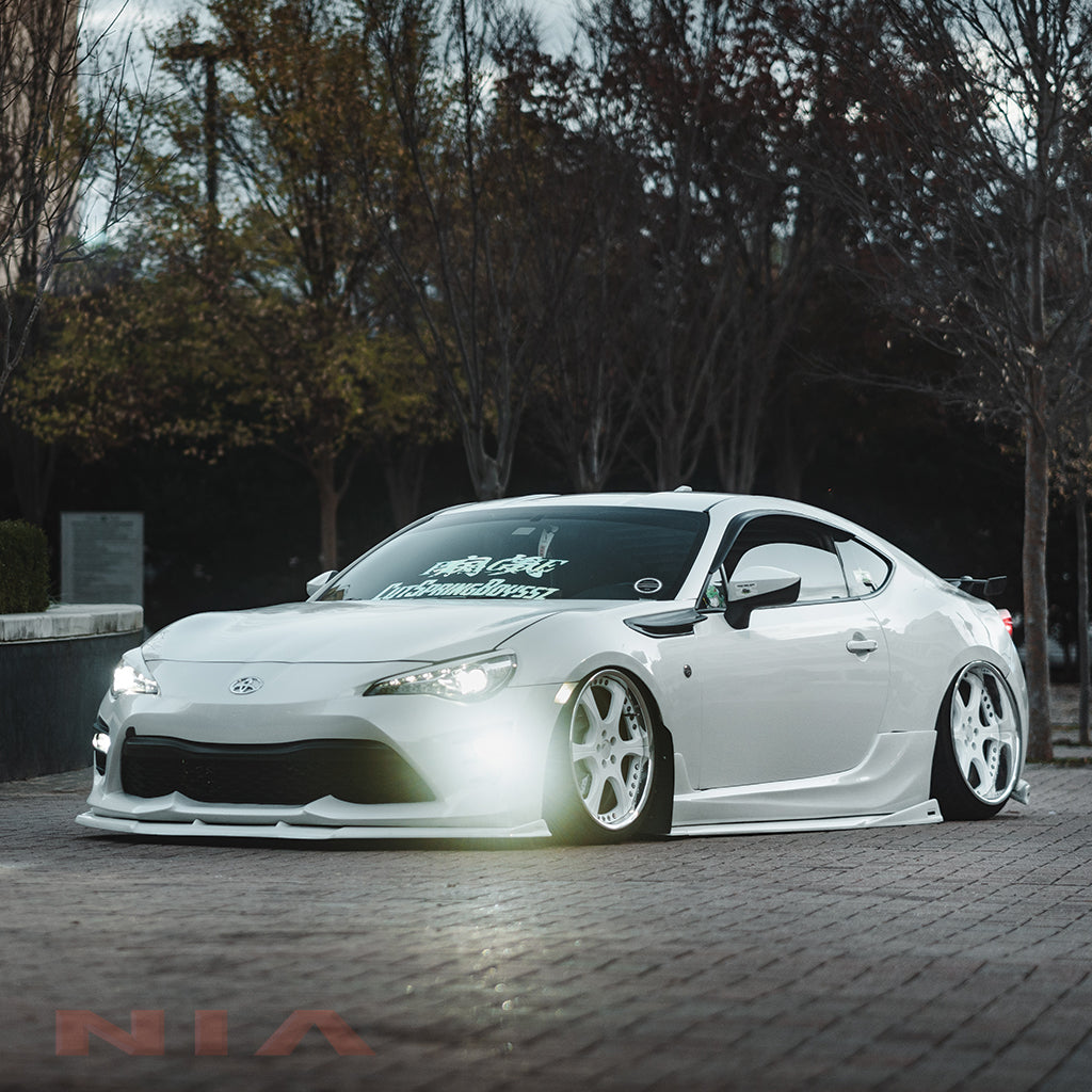 NIA Toyota 86 NIA Side Skirts Splitter Lip V2 2013+ GT86-SD-V2-PRM