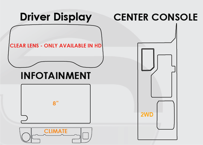 Toyota Sequoia Screen ProTech Kit