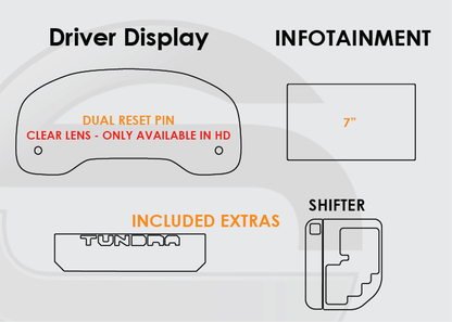 Toyota Tundra Screen ProTech Kit