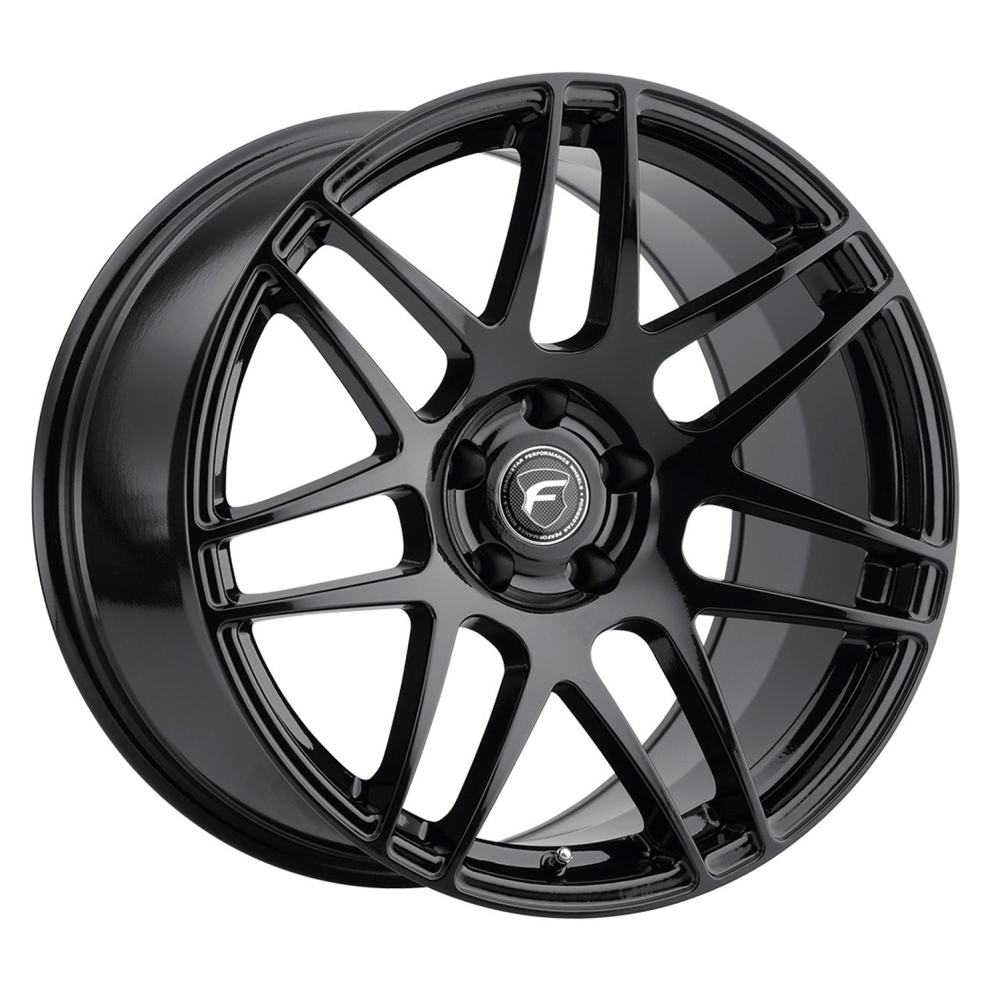 Forgestar 19x8.5 F14SC 5x112 ET25 BS5.7 Gloss BLK 66.5 Wheel F15198544P25