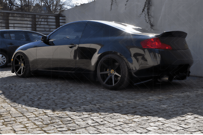 Infiniti V35 G35 Black Hyper Ducktail Style Duck Tail Trunk Spoiler (2003 - 2006)