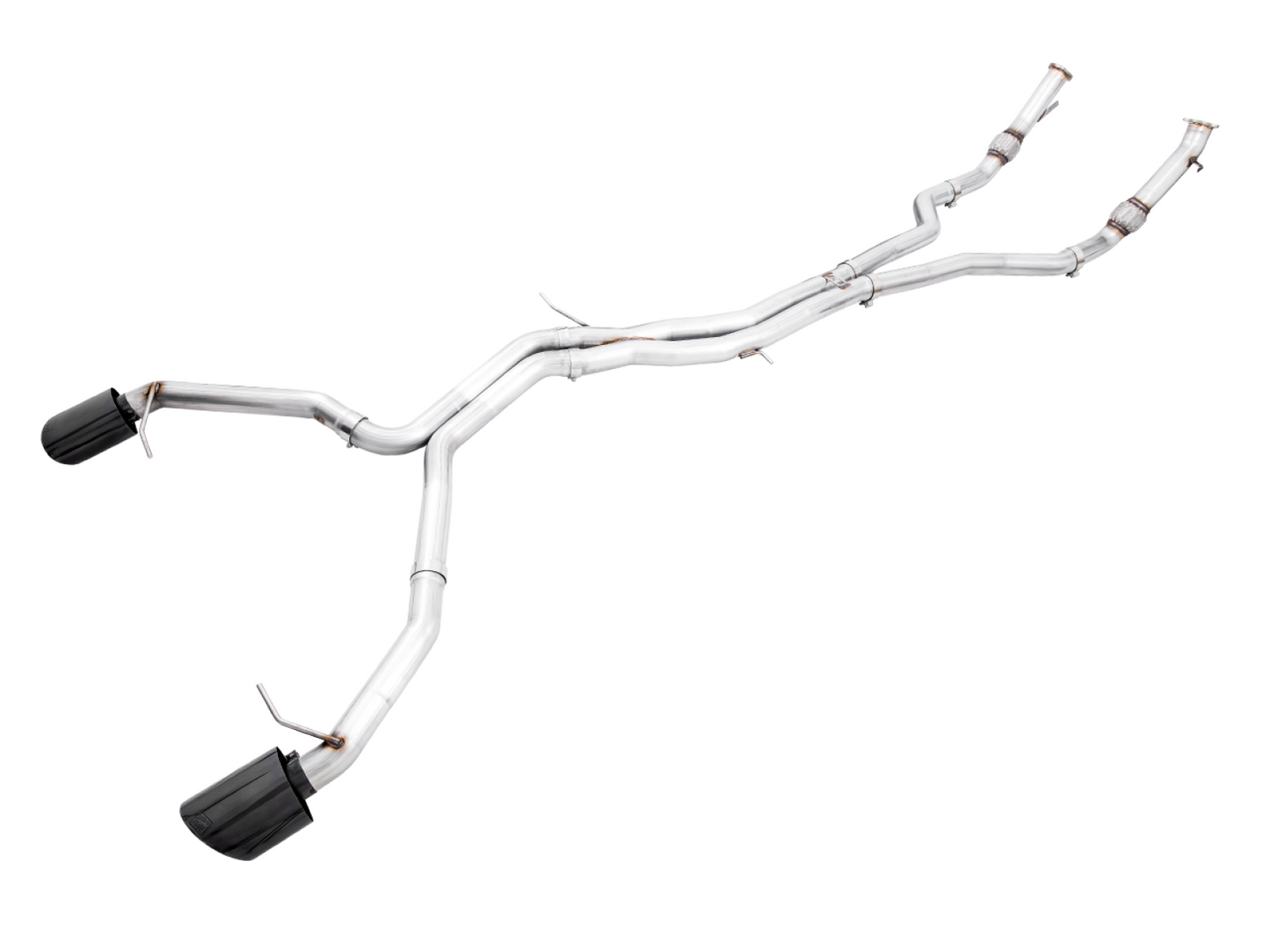 AWE Tuning Track Edition Exhaust for Audi B9 RS 5 Coupe - Non-Resonated - Diamond Black RS-style Tips 3020-33058