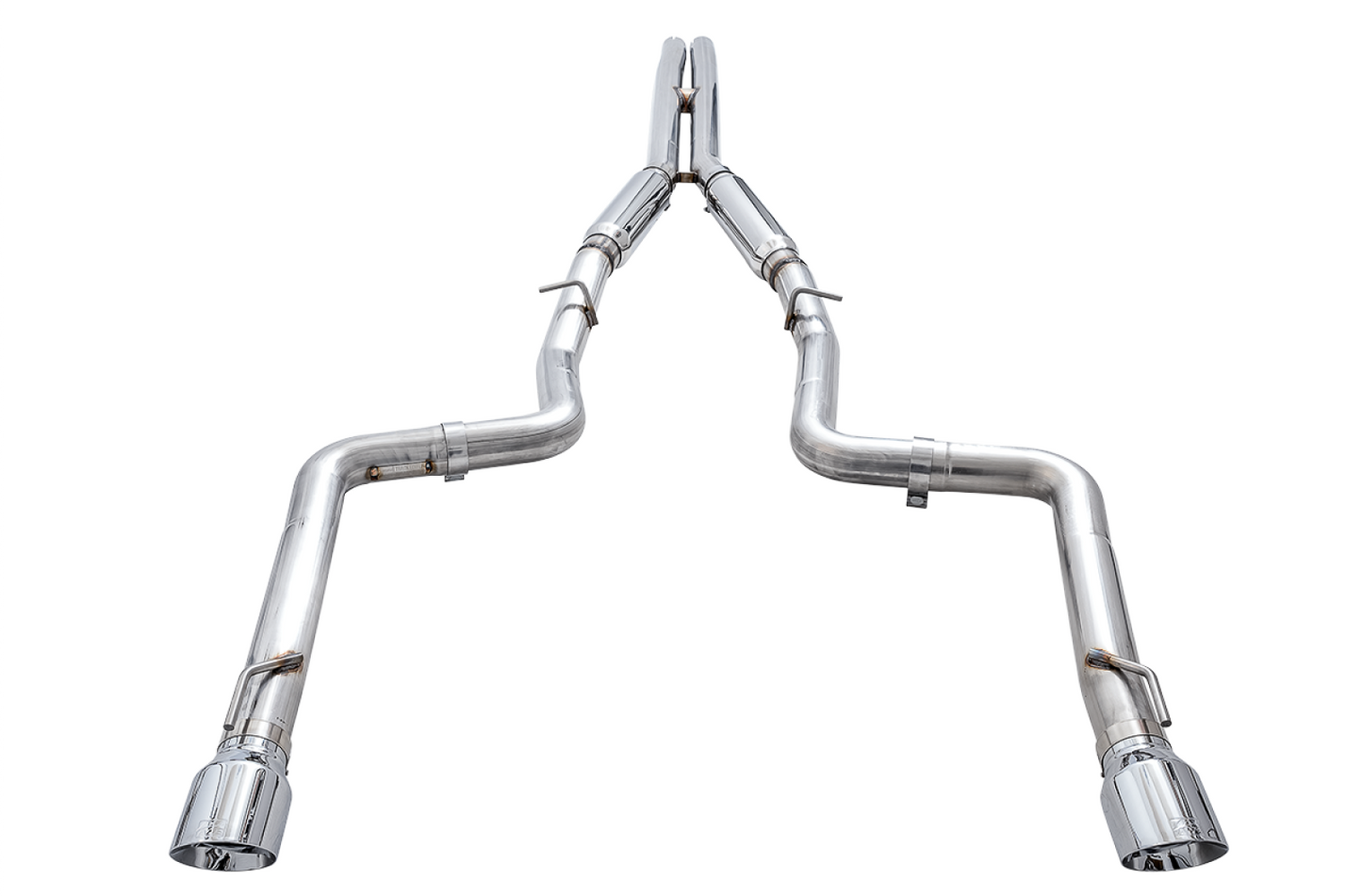 AWE Tuning Track Edition Exhaust for 15 Charger 6.4 / 6.2 SC - Chrome Silver Tips 3015-32112
