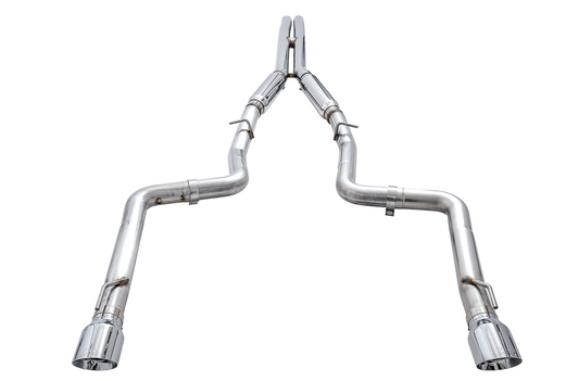 AWE Tuning Track Edition Exhaust for 15 Charger 6.4 / 6.2 SC - Chrome Silver Tips 3015-32112
