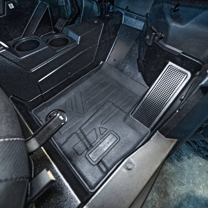 SMARTLINER Rugged Rubber Bed Mat Liner Compatible With 2020-2025 Polaris RZR Trail/Trail S