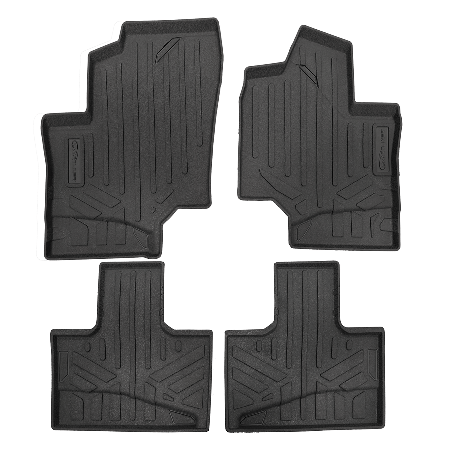 SMARTLINER Rugged Rubber Floor Liners For 2019-2026 Can-Am Commander (4 Seater)