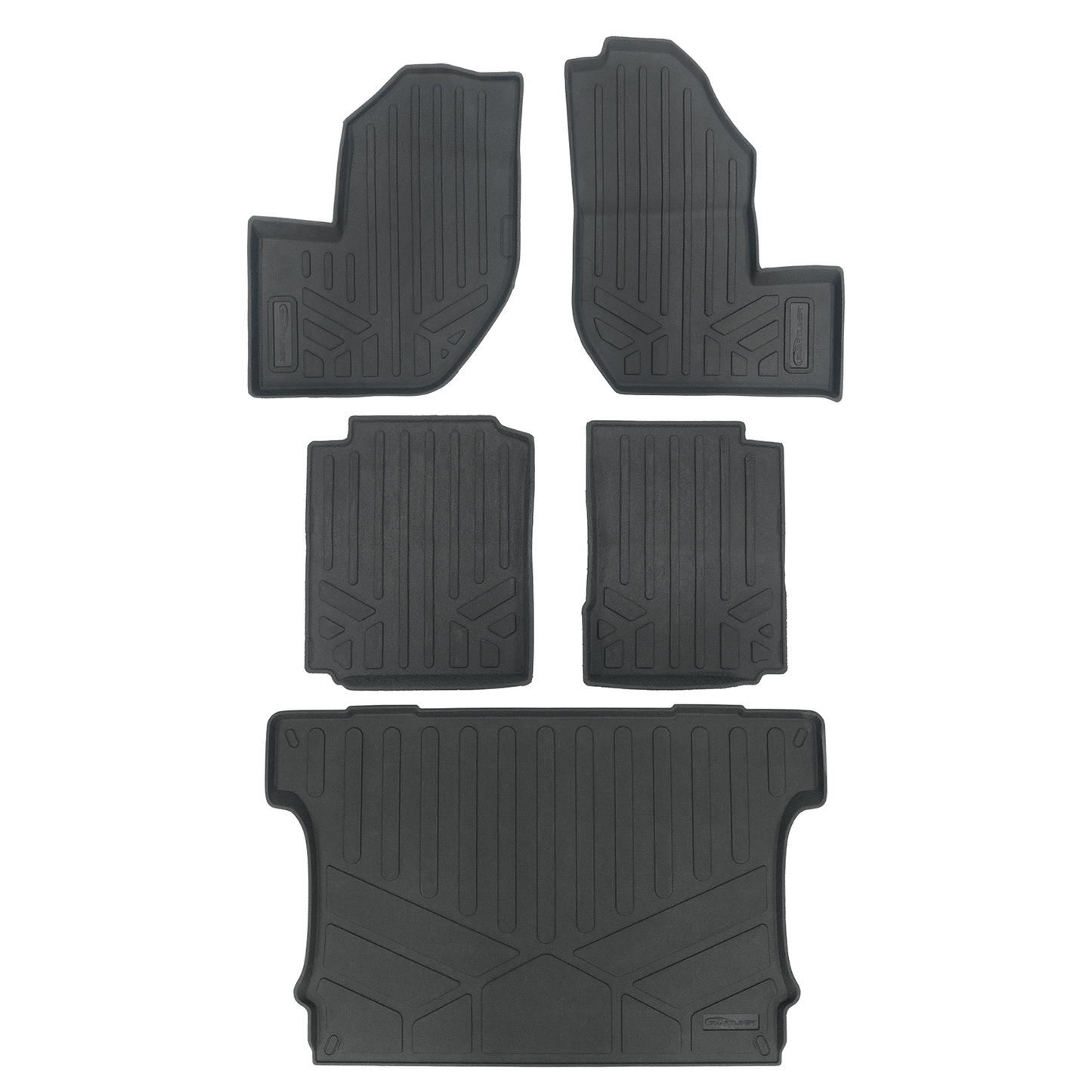 SMARTLINER Rugged Rubber Floor Liners For 2018-2025 Yamaha Wolverine RMA X2