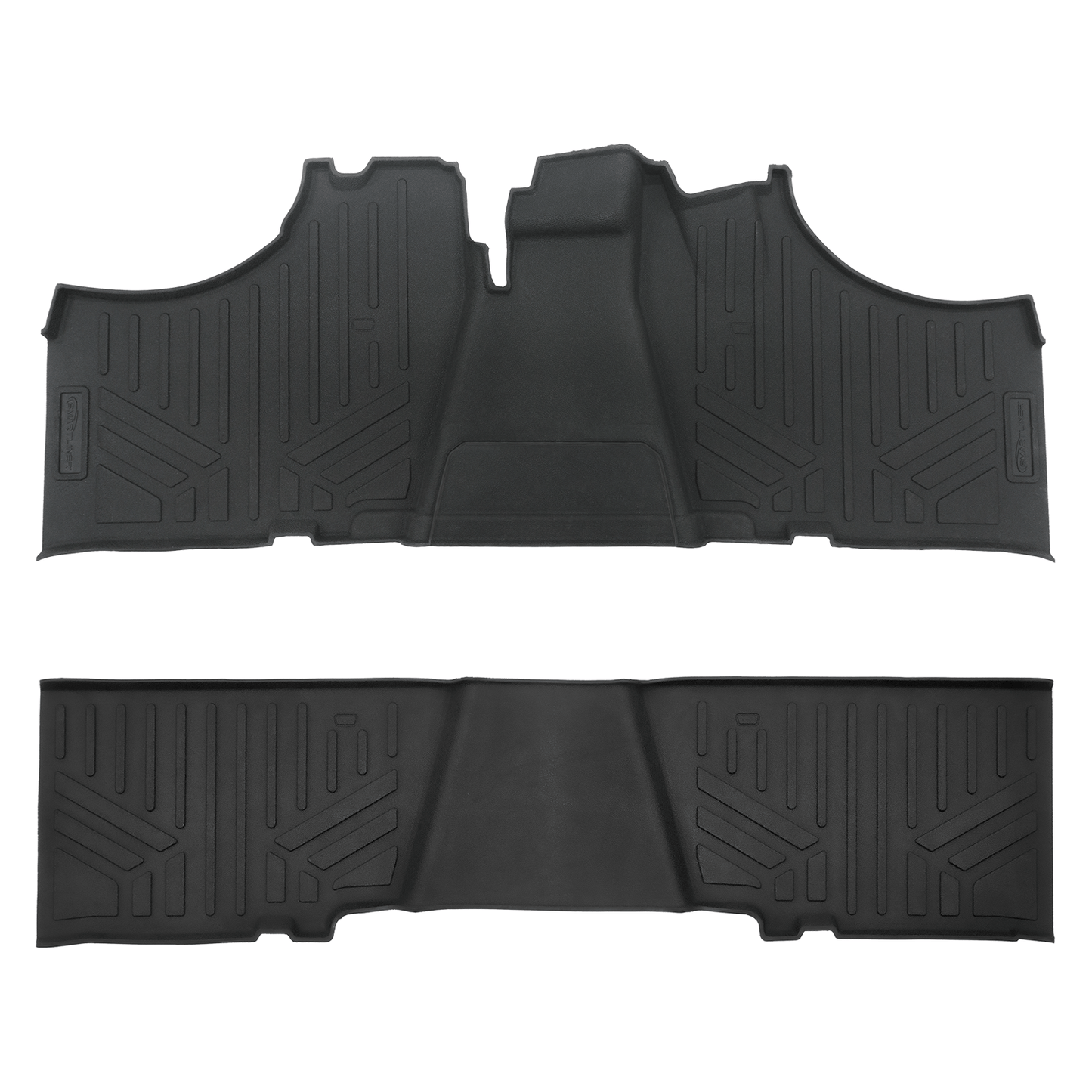 SMARTLINER Rugged Rubber Floor Liners For 2017-2026 Kawasaki Mule (6-Seater Models)