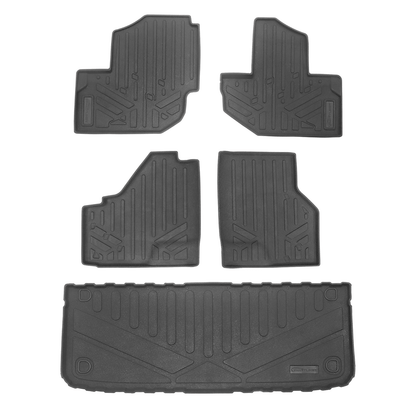 SMARTLINER Rugged Rubber Floor Liners For 2020-2025 Kawasaki TERYX 4 (4-Seater)