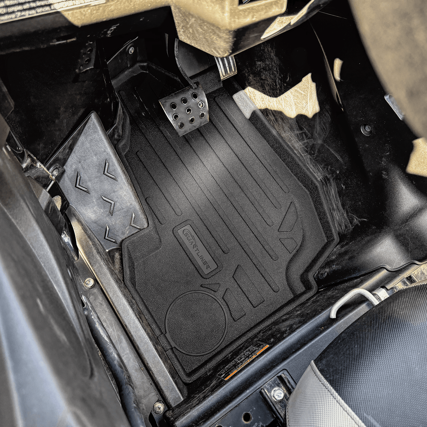 SMARTLINER Rugged Rubber Floor Liners For 2020-2026 Kawasaki TERYX KRX (2 Seater)