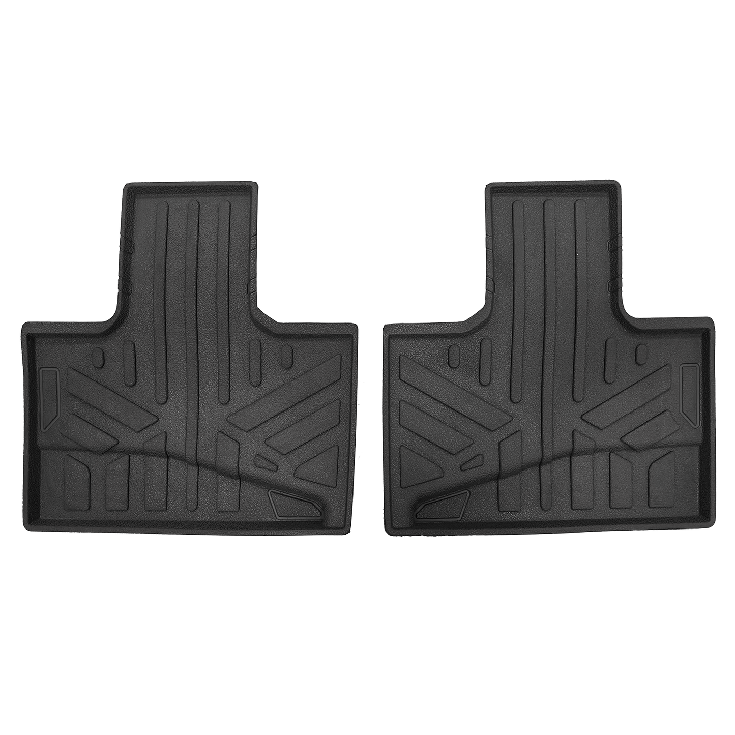 SMARTLINER Rugged Rubber Floor Liners For 2019-2025 Can-Am Maverick Sport(4-Seater)