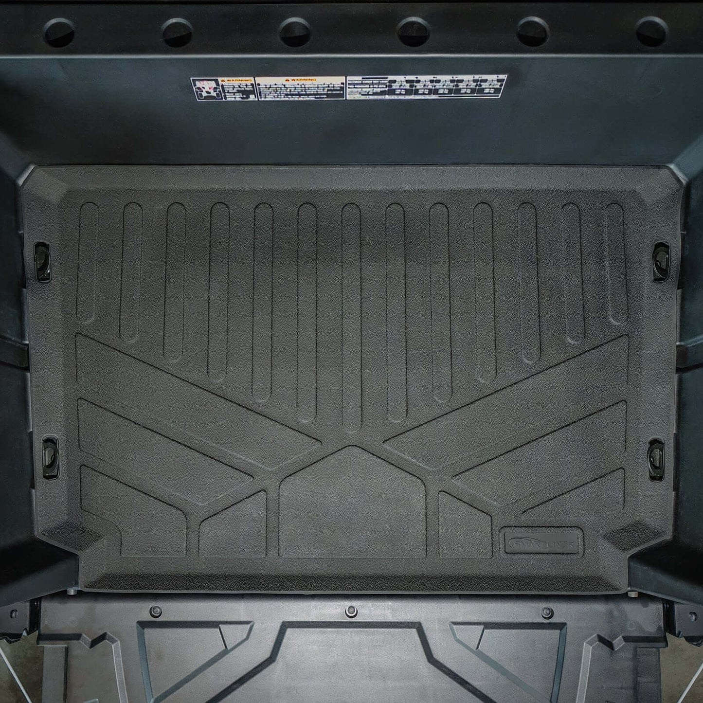 SMARTLINER Rugged Rubber Floor Liners For 2019-2026 Polaris General XP 1000 (4-Seater Models)