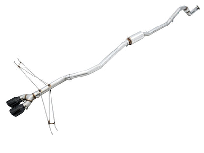 AWE Tuning Track Edition Exhaust for 10th Gen Civic Si Coupe / Sedan (includes Front Pipe) - Dual Diamond Black Tips 3020-33066