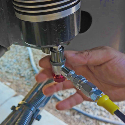 Dual Fill Shock Inflator with Gauge Tool