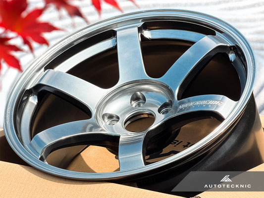 Volk Racing TE37 Saga S-Plus 18x9.5 +22 5x114.3 Shining Light Metal - GR Corolla / EVO (Set of 4)