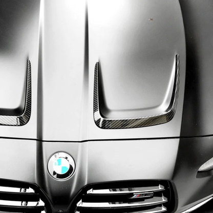 BMW 3/4 Series G80/G81/G82/G83 Carbon Fiber Hood Vents (2021+)