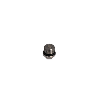 '-6 AN (9/16"-18) Stainless Steel ORB Plug with Neodymium Magnet Pacific Performance Engineering