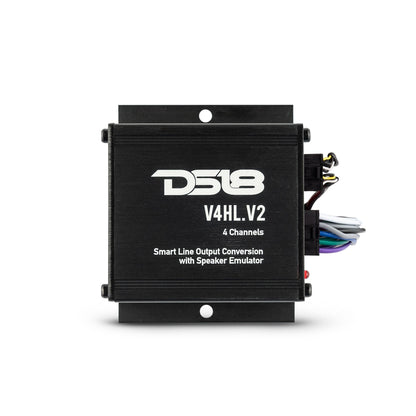 Hi/Lo Converter 4-Channel with Speaker Emulator (Remote out)