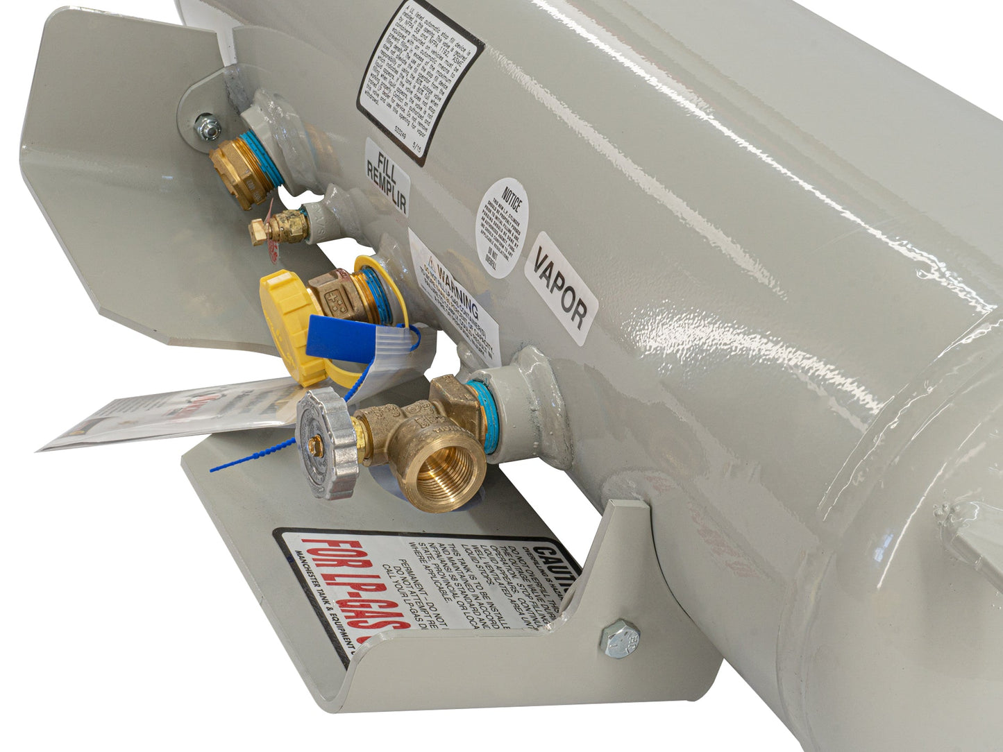 Larger Capacity LP Tank w/Level Indicator