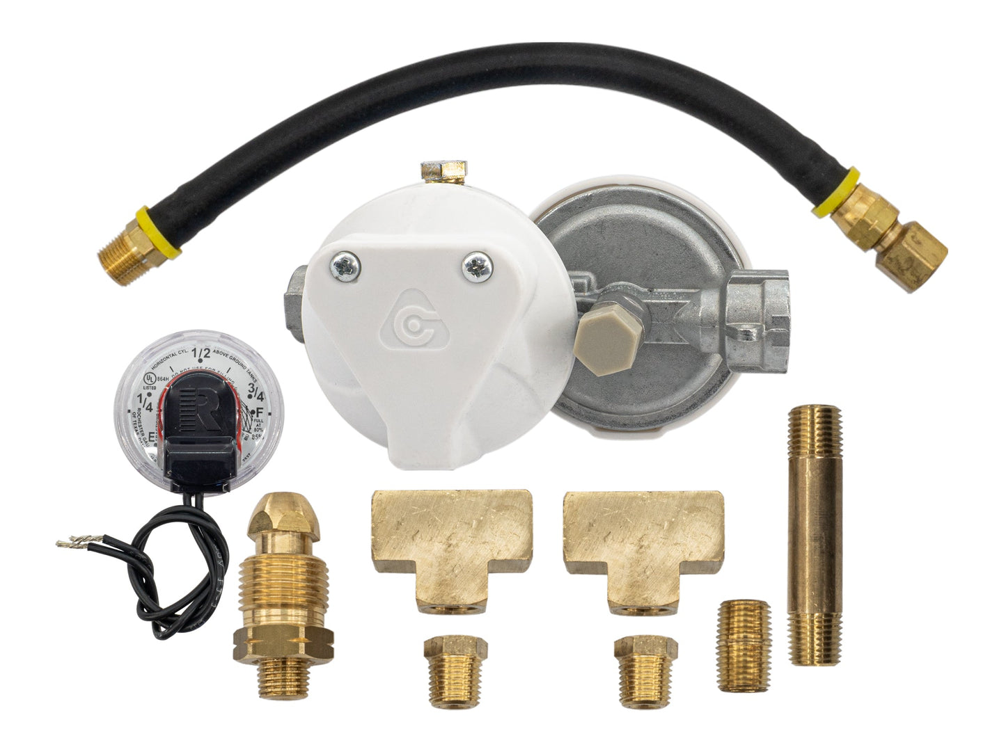 Larger Capacity LP Tank w/Level Indicator