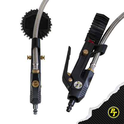 Big Kahuna Digital - Ventoso™ RED Tire Inflator with Gauge, 6 ft. Hose, and Quick-Switch Chucks