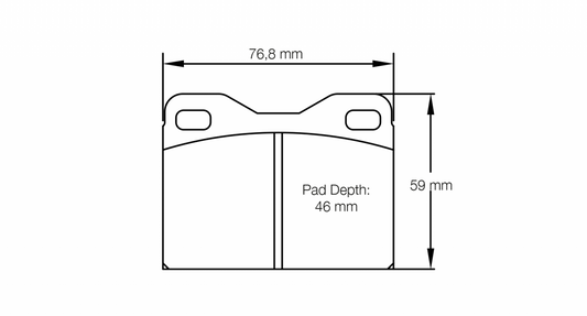 PAGID Racing Pagid Racing 4634 RSH42 Compound Brake Pads 4634-RSH42