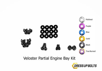 Stage 1 Titanium Hardware Engine Bay Kit - Hyundai Veloster (2012-2018)