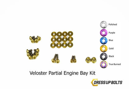 Stage 1 Titanium Hardware Engine Bay Kit - Hyundai Veloster (2012-2018)