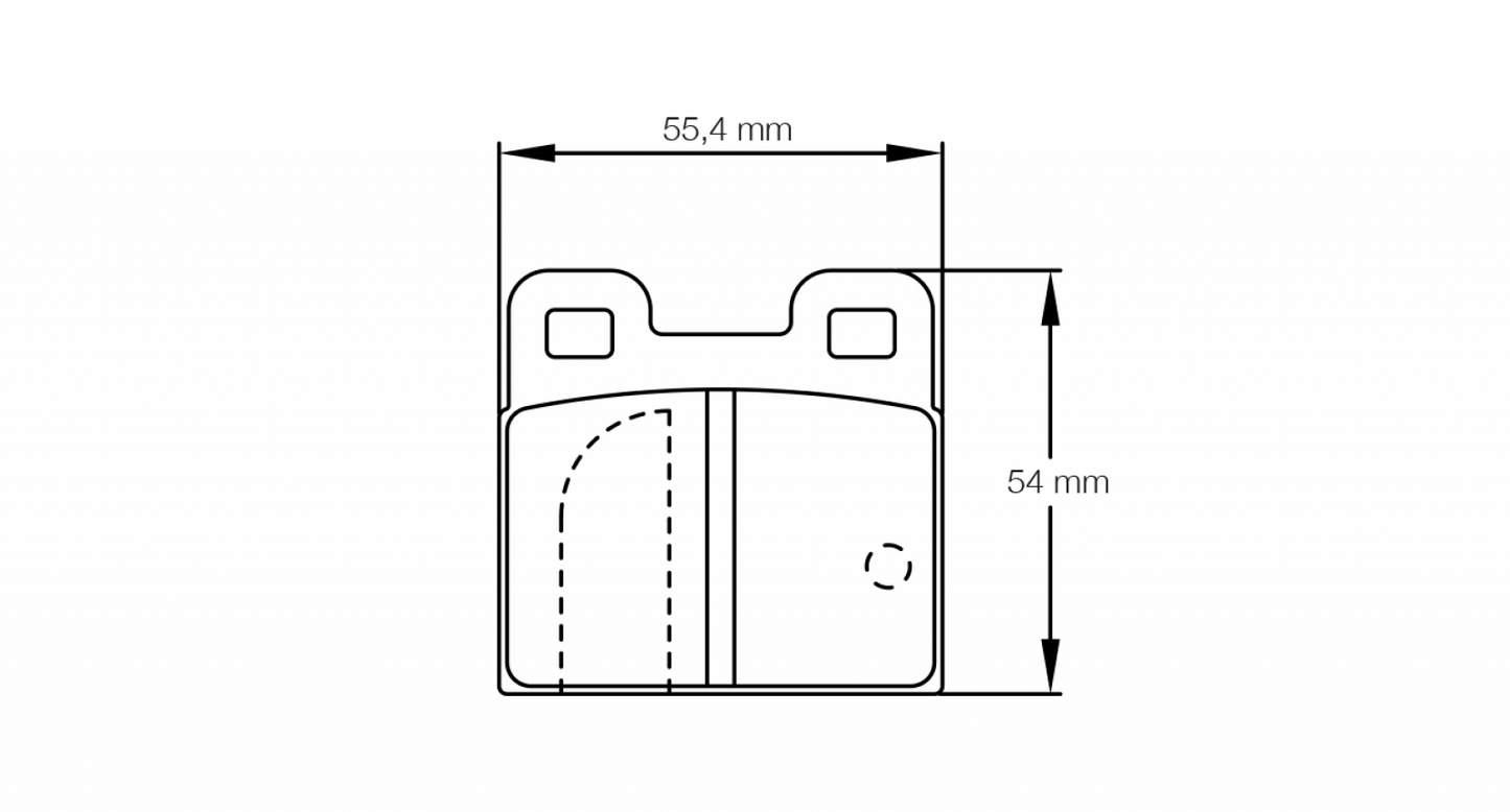 PAGID Racing Pagid Racing 4122 RSH42 Compound Brake Pads 4122-RSH42