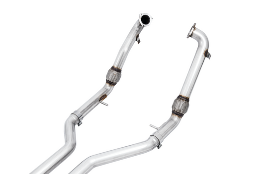 AWE Tuning Track Edition Exhaust for Audi B9 S5 Sportback - Non-Resonated (Black 102mm Tips) 3010-43062