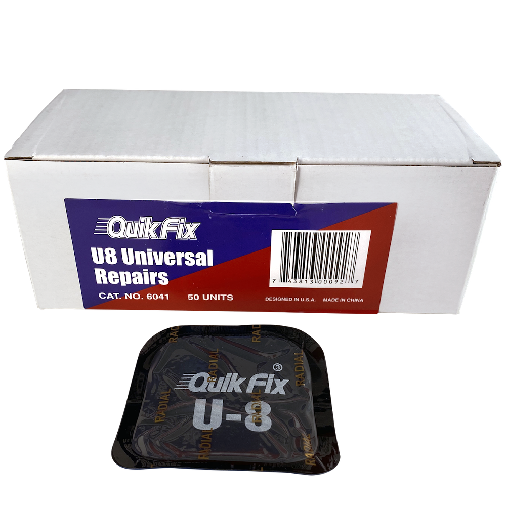 Quik Fix Tire Patch Square 2-3/4" Universal (box of 50) - West Coast Wheel Accessories W-6041