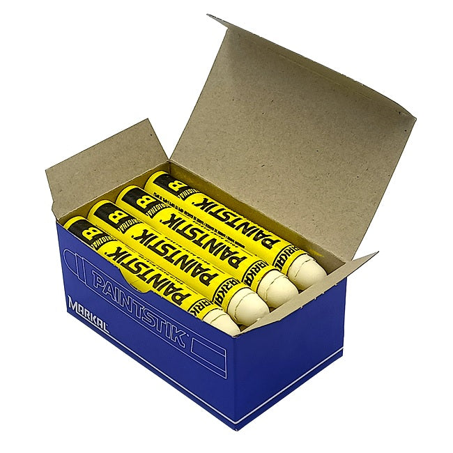 Markal Paintstik White Marker Original B (box of 12) - West Coast Wheel Accessories W-80220