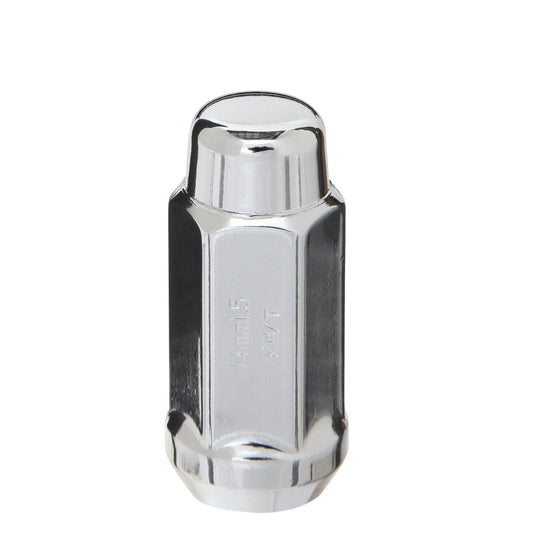 14x1.5 Bulge Acorn Lug Nut 3/4" Hex 1.9" Chrome - West Coast Wheel Accessories W1014L