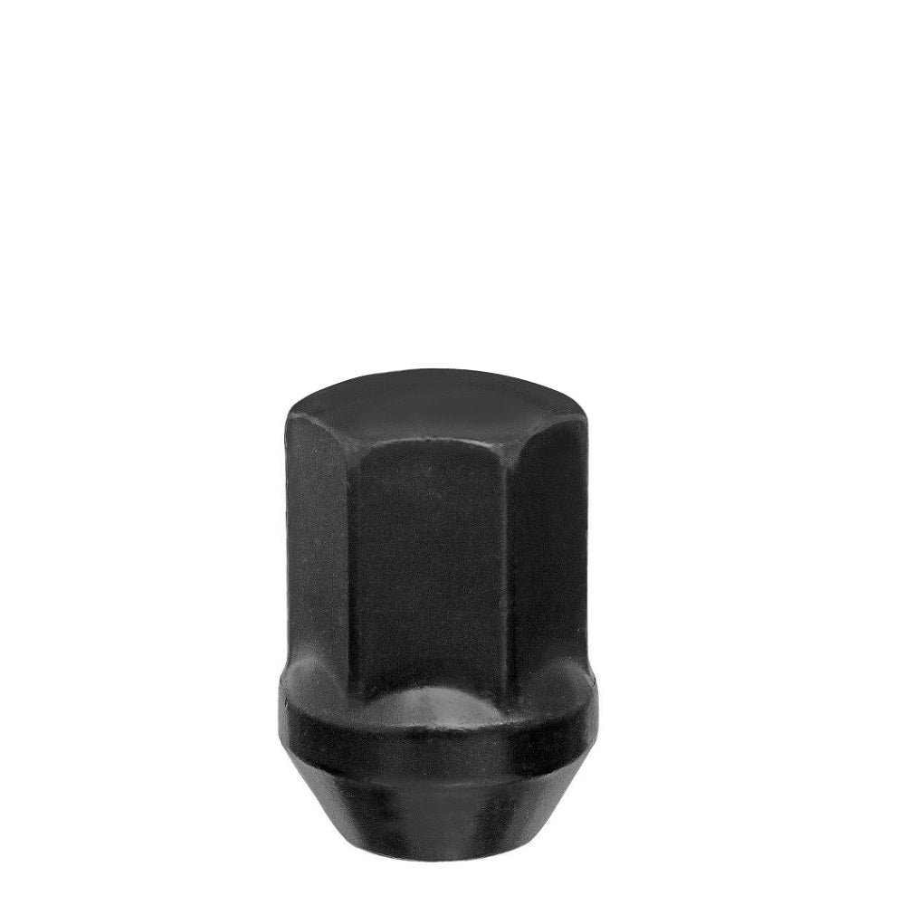 14x1.5 OE Style Lug Nut 7/8" Hex 1.53" Black Fits Chevy Dodge GM - West Coast Wheel Accessories W1014LSB