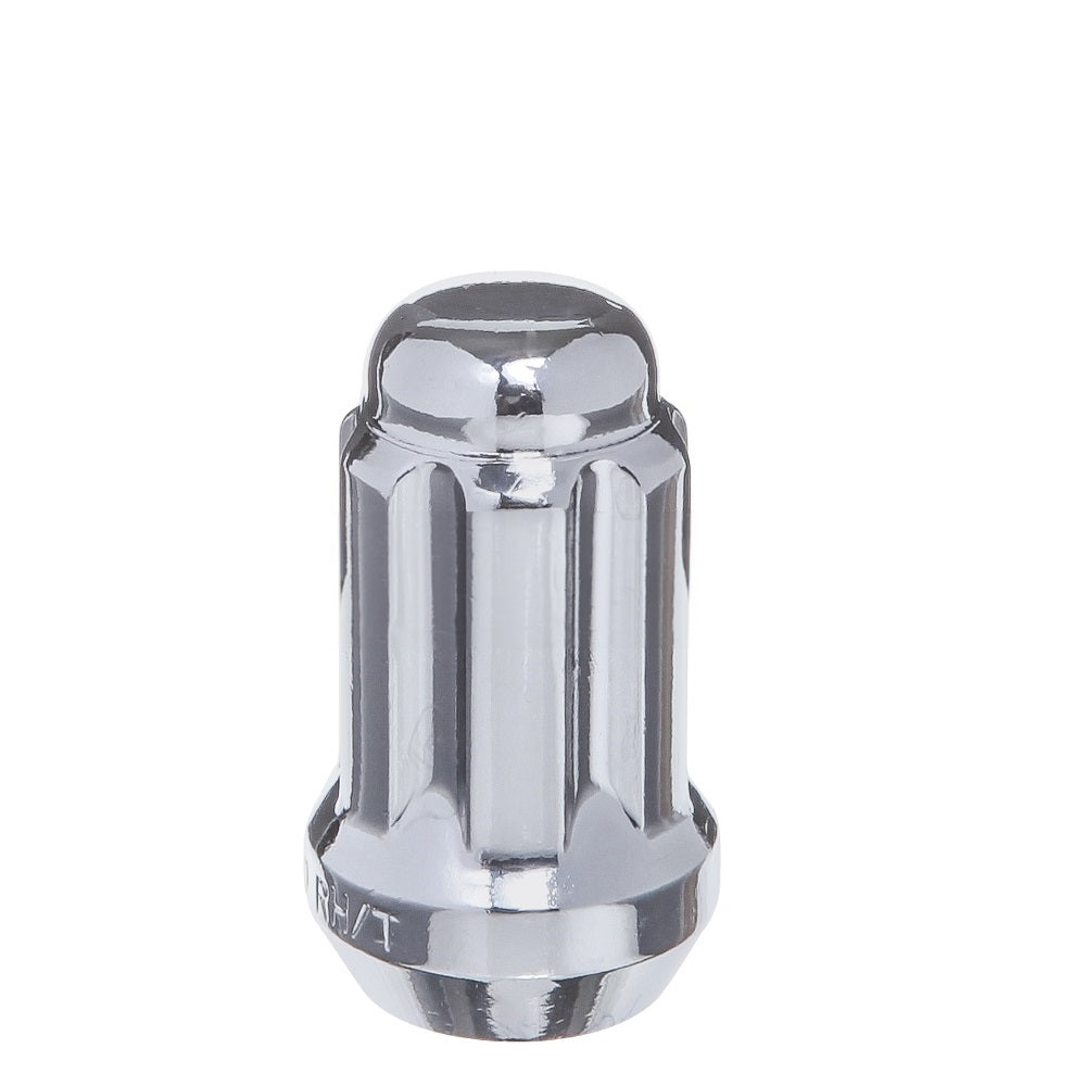 14x1.5 Bulge Acorn Truck Spline Lug Nut 1.65" Chrome - West Coast Wheel Accessories W1014SM