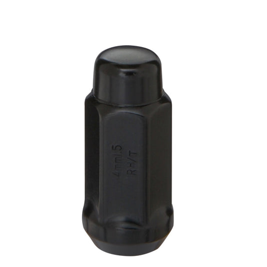 9/16" Bulge Acorn Lug Nut 3/4" Hex 1.9" Black - West Coast Wheel Accessories W1096LB