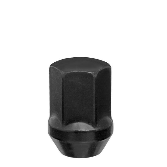 9/16" Bulge Acorn Lug Nut 7/8" Hex 1.53" Black Fits Dodge - West Coast Wheel Accessories W1916LSB