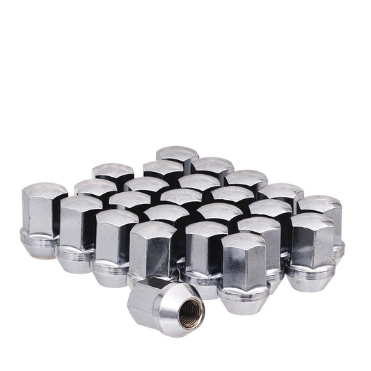 14x1.5 OE Style Lug Nut 7/8" Hex 1.53" 6 Lug Install Kit Chrome Fits Chevy GM - 80800 - West Coast Wheel Accessories W5614LS