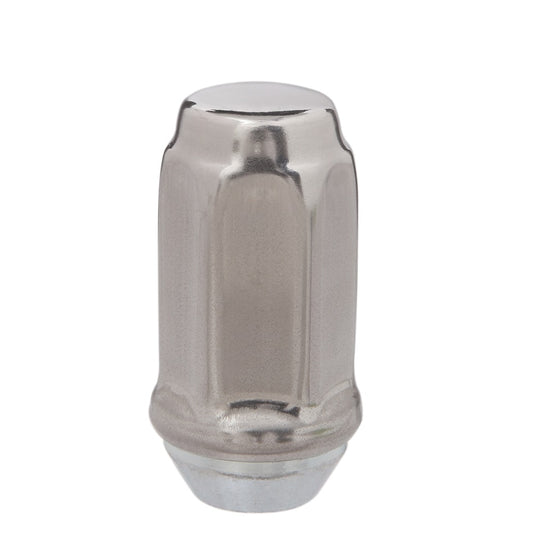 9/16" Capper Trailer Lug Nut 7/8" Hex 1.9" Stainless - West Coast Wheel Accessories W7896LSS
