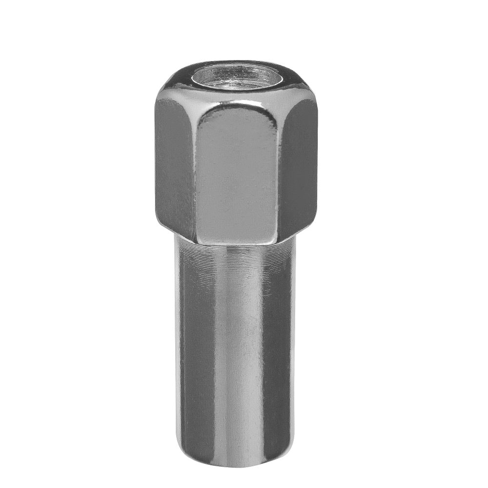 12x1.5 Open SST Mag Lug Nut 13/16" Hex 2.31" 1.38" Shank Chrome - West Coast Wheel Accessories W822115-O