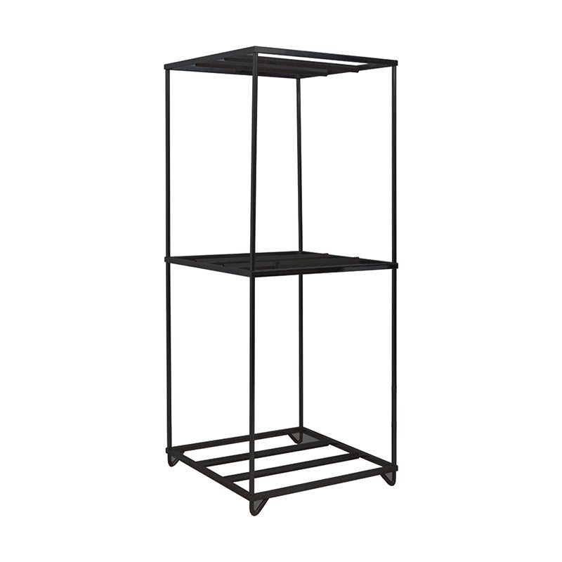24 2 Tier Black Rack 76x76x17.5 cm - West Coast Wheel Accessories W999812