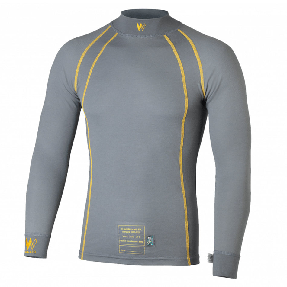 WALERO Base Layer Top XX-Large SFI3.3 & FIA Cool Grey WBL400017CGXXL ...