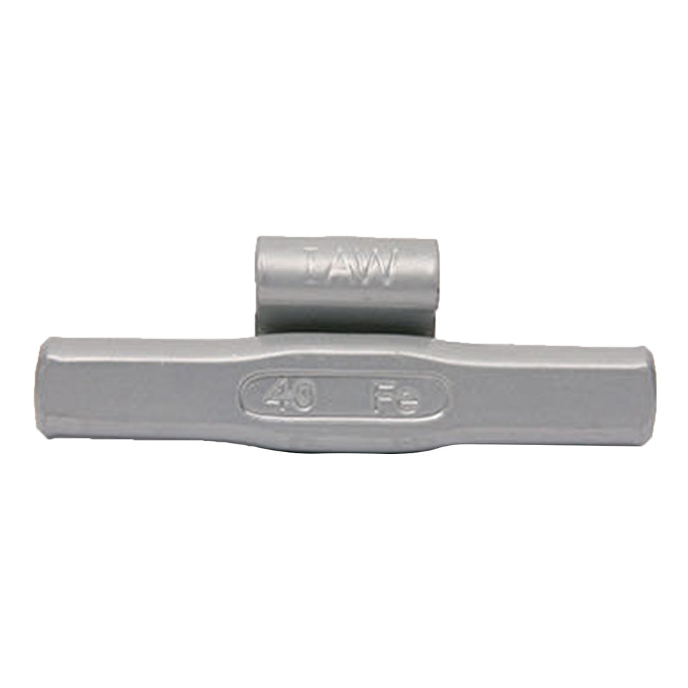 45g Steel Clip-on Weights Uncoated 25/box 250/case - IAW Clip - West Coast Wheel Accessories WCFEIAW-45