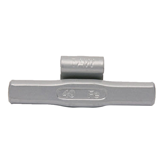 50g Steel Clip-on Weights Uncoated 25/box 250/case - IAW Clip - West Coast Wheel Accessories WCFEIAW-50