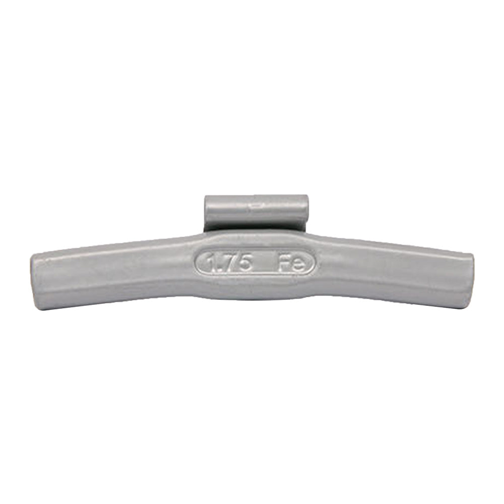 1.75 oz Steel Clip-on Weights Uncoated 25/box 250/case - P Clip - West Coast Wheel Accessories WCFEP-175