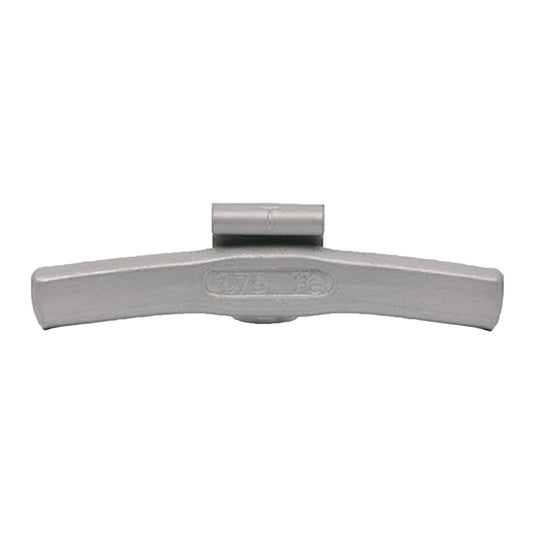 1.25 oz Steel Clip-on Weights Uncoated 25/box 500/case - T Clip - West Coast Wheel Accessories WCFET-125